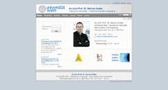 Desktop Screenshot of marcushudec.at